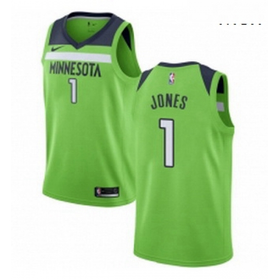 Mens Nike Minnesota Timberwolves 1 Tyus Jones Authentic Green NBA Jersey Statement Edition Mens Nike Minnesota Timberwolves 1 Tyus Jones Authentic Green NBA Jersey Statement Edition