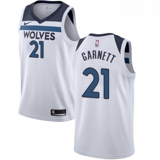 Mens Nike Minnesota Timberwolves 21 Kevin Garnett Swingman White NBA Jersey Association Edition Mens Nike Minnesota Timberwolves 21 Kevin Garnett Swingman White NBA Jersey Association Edition