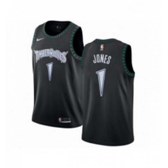 Womens Nike Minnesota Timberwolves 1 Tyus Jones Swingman Black Hardwood Classics Jersey Womens Nike Minnesota Timberwolves 1 Tyus Jones Swingman Black Hardwood Classics Jersey