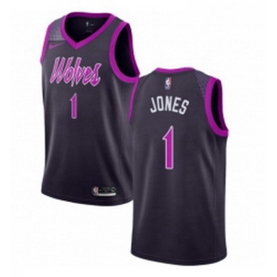 Womens Nike Minnesota Timberwolves 1 Tyus Jones Swingman Purple NBA Jersey City Edition Womens Nike Minnesota Timberwolves 1 Tyus Jones Swingman Purple NBA Jersey City Edition