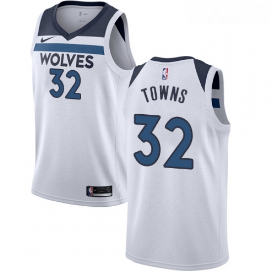 Womens Nike Minnesota Timberwolves 32 Karl Anthony Towns Swingman White NBA Jersey Association Edition Womens Nike Minnesota Timberwolves 32 Karl Anthony Towns Swingman White NBA Jersey Association Edition