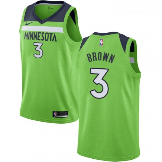Youth Nike Minnesota Timberwolves 3 Anthony Brown Authentic Green NBA Jersey Statement Edition Youth Nike Minnesota Timberwolves 3 Anthony Brown Authentic Green NBA Jersey Statement Edition