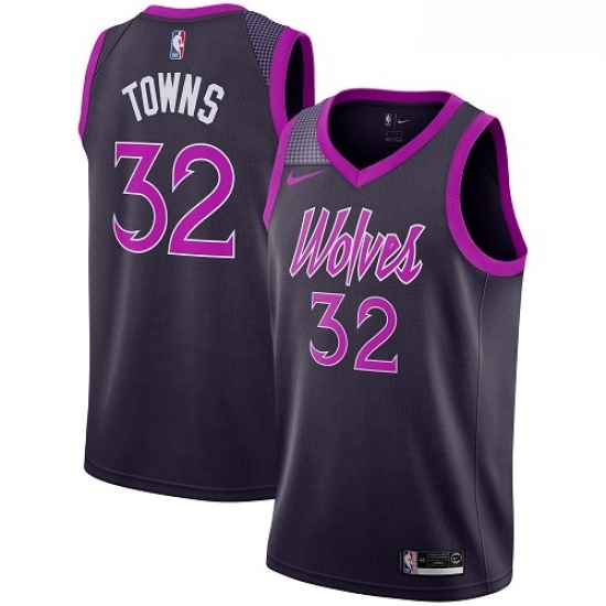 Youth Nike Minnesota Timberwolves 32 Karl Anthony Towns Swingman Purple NBA Jersey City Edition Youth Nike Minnesota Timberwolves 32 Karl Anthony Towns Swingman Purple NBA Jersey City Edition