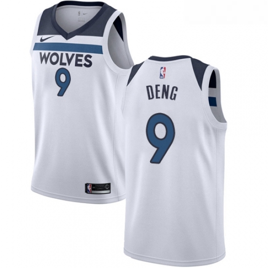 Youth Nike Minnesota Timberwolves 9 Luol Deng Swingman White NBA Jersey Association Edition Youth Nike Minnesota Timberwolves 9 Luol Deng Swingman White NBA Jersey Association Edition