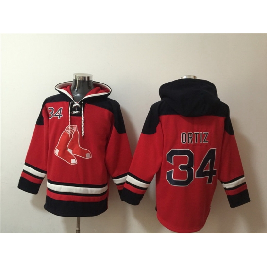 Men Boston Red Sox 34 David Ortiz Ageless Must Have Lace Up Pullover Hoodie Men Boston Red Sox 34 David Ortiz Ageless Must Have Lace Up Pullover Hoodie