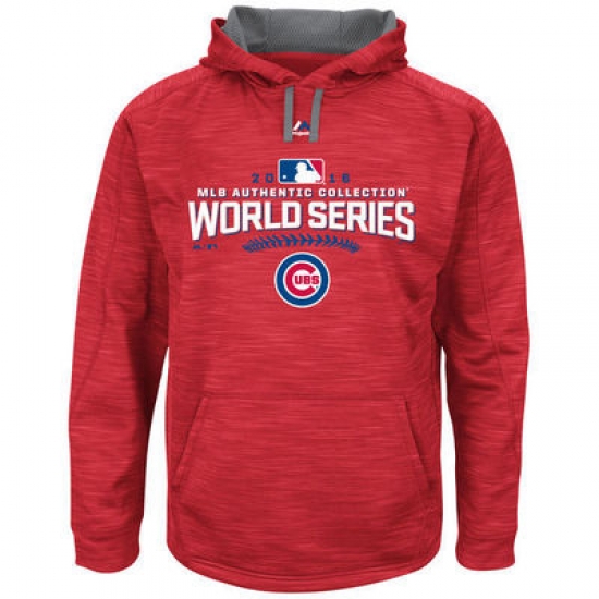 Men Chicago Cubs Scarlet 2016 World Series Champions Locker Room Streak Fleece Men Pullover Hoodie Men Chicago Cubs Scarlet 2016 World Series Champions Locker Room Streak Fleece Men Pullover Hoodie
