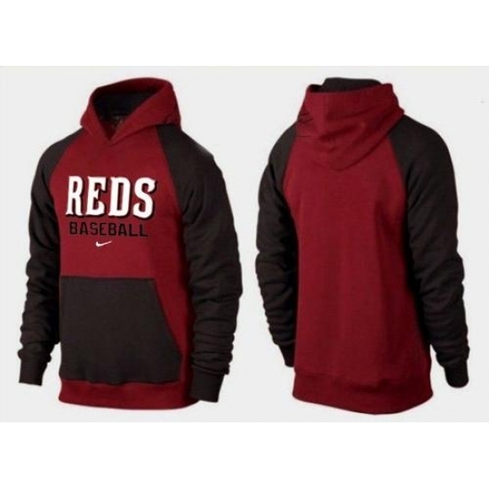 MLB Men Nike Cincinnati Reds Pullover Hoodie RedBrown MLB Men Nike Cincinnati Reds Pullover Hoodie RedBrown