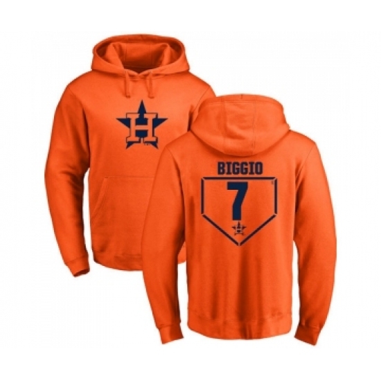Men MLB Nike Houston Astros 7 Craig Biggio Orange RBI Pullover Hoodie Men MLB Nike Houston Astros 7 Craig Biggio Orange RBI Pullover Hoodie