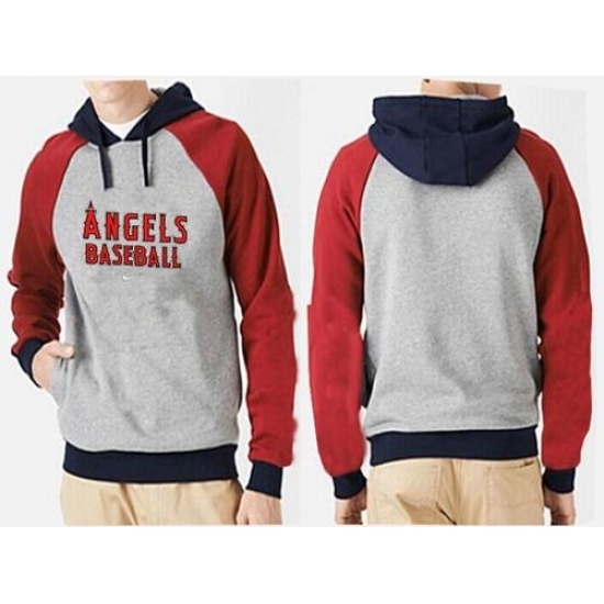 MLB Men Nike Los Angeles Angels of Anaheim Pullover Hoodie GreyRed MLB Men Nike Los Angeles Angels of Anaheim Pullover Hoodie GreyRed