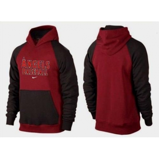 MLB Men Nike Los Angeles Angels of Anaheim Pullover Hoodie RedBrown MLB Men Nike Los Angeles Angels of Anaheim Pullover Hoodie RedBrown