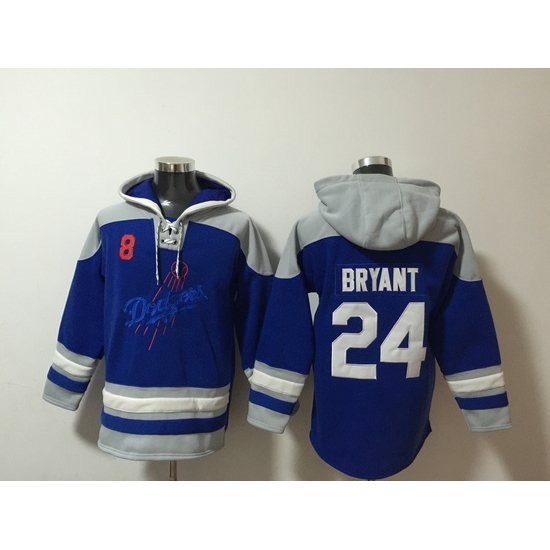 Men Los Angeles Dodgers 24 Kobe Bryant Stitched Hoodie Men Los Angeles Dodgers 24 Kobe Bryant Stitched Hoodie