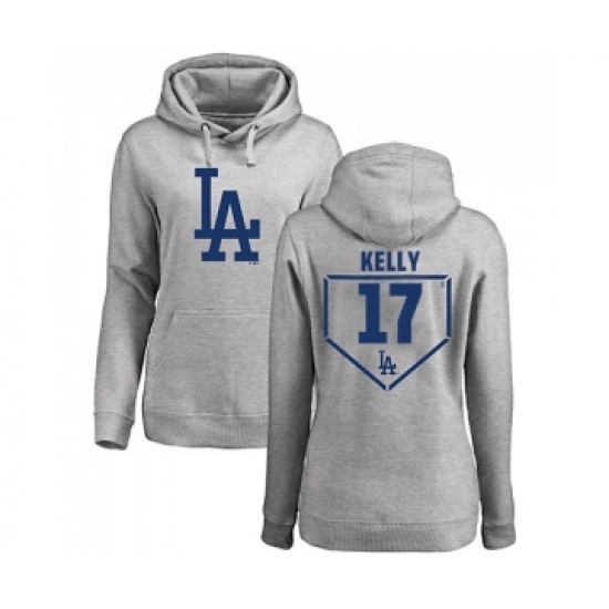 Baseball Women Los Angeles Dodgers 17 Joe Kelly Gray RBI Pullover Hoodie Baseball Women Los Angeles Dodgers 17 Joe Kelly Gray RBI Pullover Hoodie