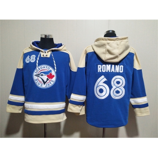 Men Toronto Blue Jays 68 Jordan Romano Royal Ageless Must Have Lace Up Pullover Hoodie Men Toronto Blue Jays 68 Jordan Romano Royal Ageless Must Have Lace Up Pullover Hoodie