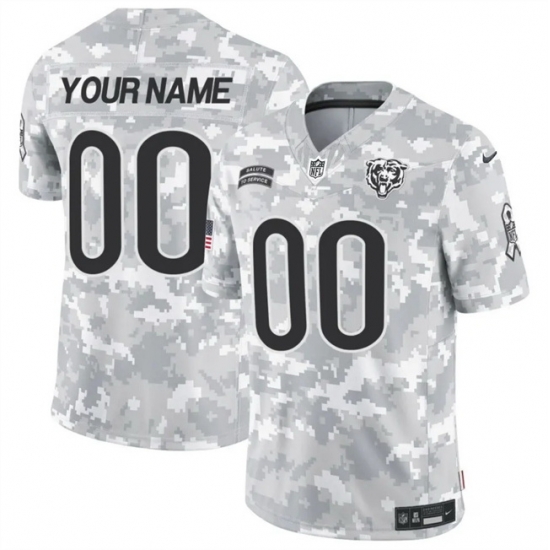 Men Chicago Bears Active Player Custom 2024 F U S E Arctic Camo Salute To Service Limited Stitched Football Jersey Men Chicago Bears Active Player Custom 2024 F U S E Arctic Camo Salute To Service Limited Stitched Football Jersey