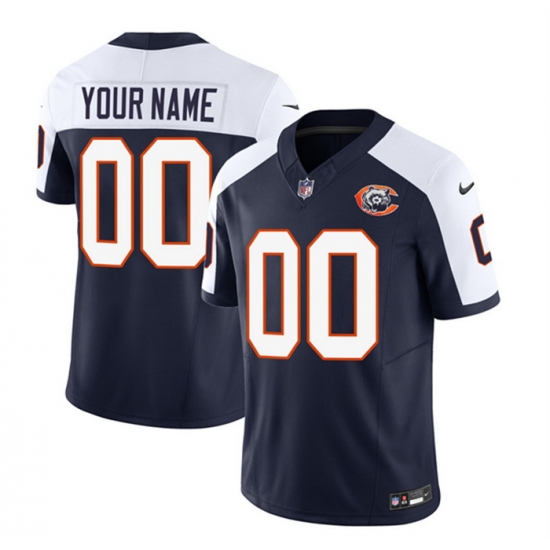 Men Women youth Chicago Bears Active Player Custom 2023 F U S E Navy White Throwback Limited Stitched Football Jersey Men Women youth Chicago Bears Active Player Custom 2023 F U S E Navy White Throwback Limited Stitched Football Jersey