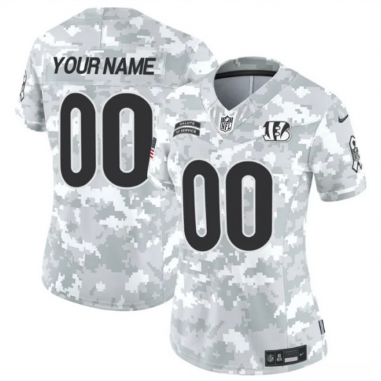 Women Cincinnati Bengals Active Player Custom 2024 F U S E Arctic Camo Salute To Service Limited Stitched Football Jersey Women Cincinnati Bengals Active Player Custom 2024 F U S E Arctic Camo Salute To Service Limited Stitched Football Jersey