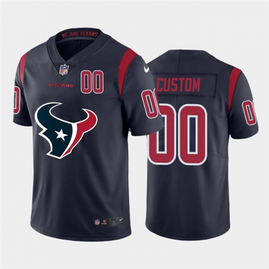 Men Women Youth Toddler Houston Texans Custom Navy Blue Men Nike Big Team Logo Player Vapor Limited NFL Jersey Men Women Youth Toddler Houston Texans Custom Navy Blue Men Nike Big Team Logo Player Vapor Limited NFL Jersey