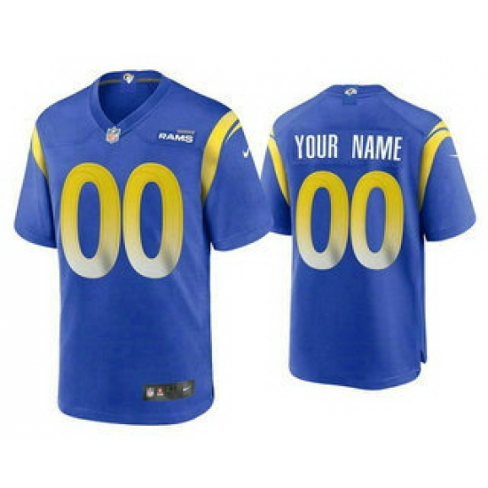 Men Women youth Los Angeles Rams Customized Royal NFL Stitched Limited Jersey Men Women youth Los Angeles Rams Customized Royal NFL Stitched Limited Jersey
