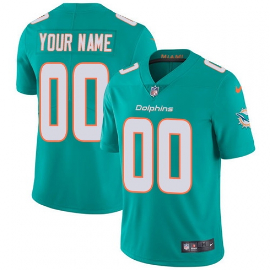 Nike NFL Miami Dolphins Vapor Untouchable Customized Limited Aqua Green Home Men Women youth Jersey Nike NFL Miami Dolphins Vapor Untouchable Customized Limited Aqua Green Home Men Women youth Jersey