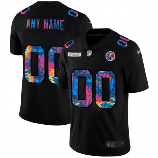 Men Women Youth Toddler Pittsburgh Steelers Custom Men Nike Multi Color Black 2020 NFL Crucial Catch Vapor Untouchable Limited Jersey Men Women Youth Toddler Pittsburgh Steelers Custom Men Nike Multi Color Black 2020 NFL Crucial Catch Vapor Untouchable Limited Jersey