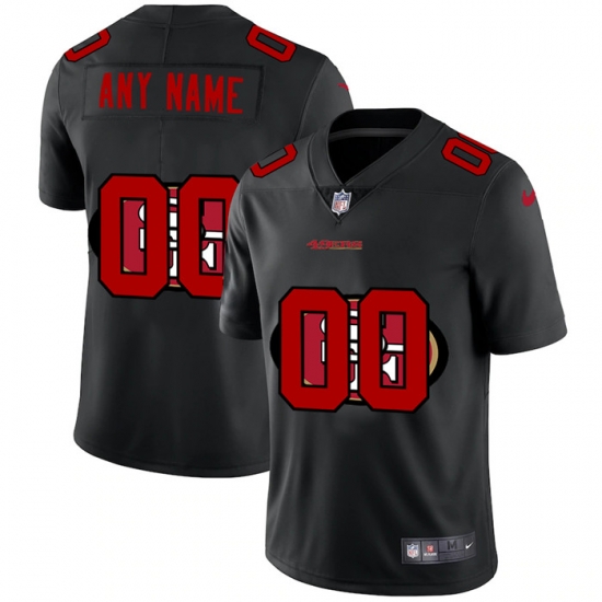 Men Women Youth Toddler San Francisco 49ers Custom Men Nike Team Logo Dual Overlap Limited NFL Jerseyey Black Men Women Youth Toddler San Francisco 49ers Custom Men Nike Team Logo Dual Overlap Limited NFL Jerseyey Black