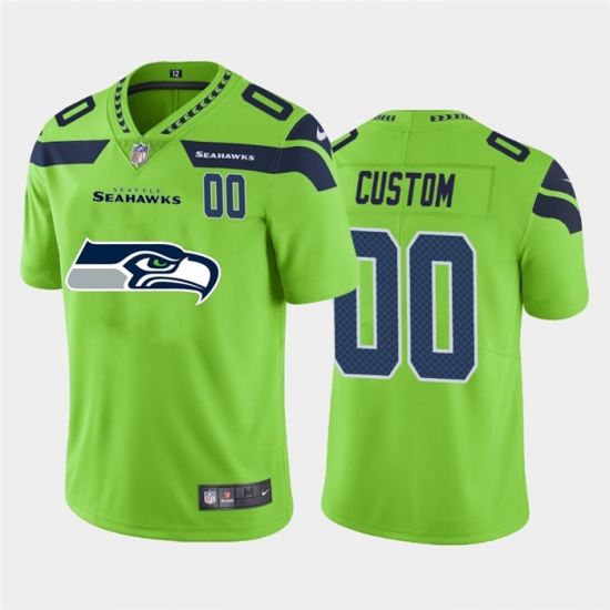 Men Women Youth Toddler Seattle Seahawks Custom Green Men Nike Big Team Logo Player Vapor Limited NFL Jersey Men Women Youth Toddler Seattle Seahawks Custom Green Men Nike Big Team Logo Player Vapor Limited NFL Jersey