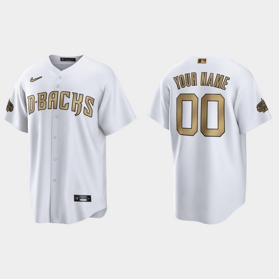 Men Women Youth Custom Arizona Diamondbacks 2022 Mlb All Star Game White Replica Jersey Men Women Youth Custom Arizona Diamondbacks 2022 Mlb All Star Game White Replica Jersey