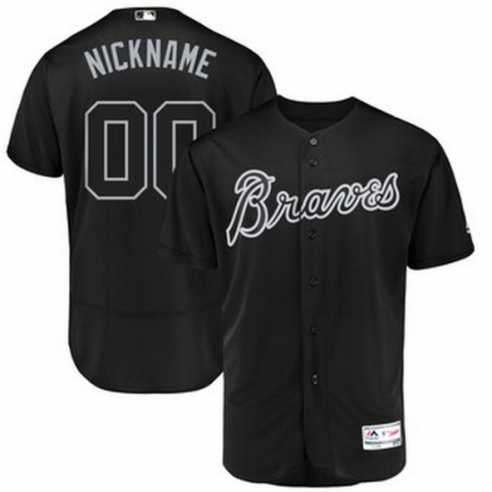 Men Women Youth Toddler All Size Atlanta Braves Majestic 2019 Players Weekend Flex Base Authentic Roster Custom Black Jersey Men Women Youth Toddler All Size Atlanta Braves Majestic 2019 Players Weekend Flex Base Authentic Roster Custom Black Jersey
