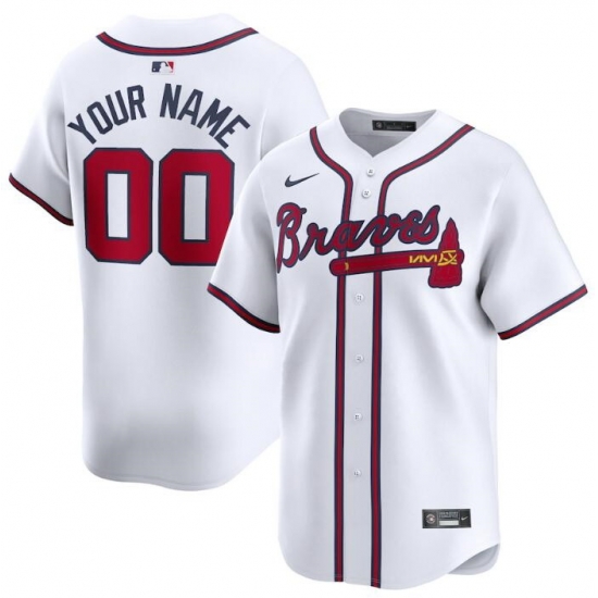 Men Women youth Atlanta Braves Active Player Custom White 2024 Home Limited Stitched Baseball Jersey Men Women youth Atlanta Braves Active Player Custom White 2024 Home Limited Stitched Baseball Jersey