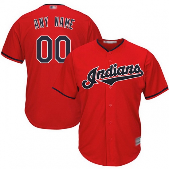 Men Women Youth Toddler All Size Authentic Scarlet Baseball Alternate Youth Jersey Customized Cleveland Indians Cool Base Men Women Youth Toddler All Size Authentic Scarlet Baseball Alternate Youth Jersey Customized Cleveland Indians Cool Base