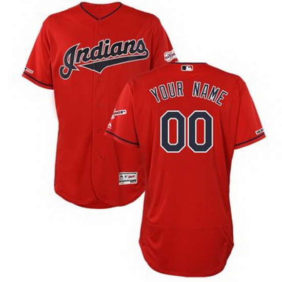 Men Women Youth Toddler All Size Cleveland Indians Red Customized 150th Patch Flexbase Jersey Men Women Youth Toddler All Size Cleveland Indians Red Customized 150th Patch Flexbase Jersey