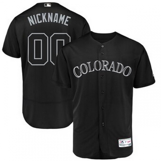Men Women Youth Toddler All Size Colorado Rockies Majestic 2019 Players Weekend Flex Base Authentic Roster Custom Black Jersey Men Women Youth Toddler All Size Colorado Rockies Majestic 2019 Players Weekend Flex Base Authentic Roster Custom Black Jersey