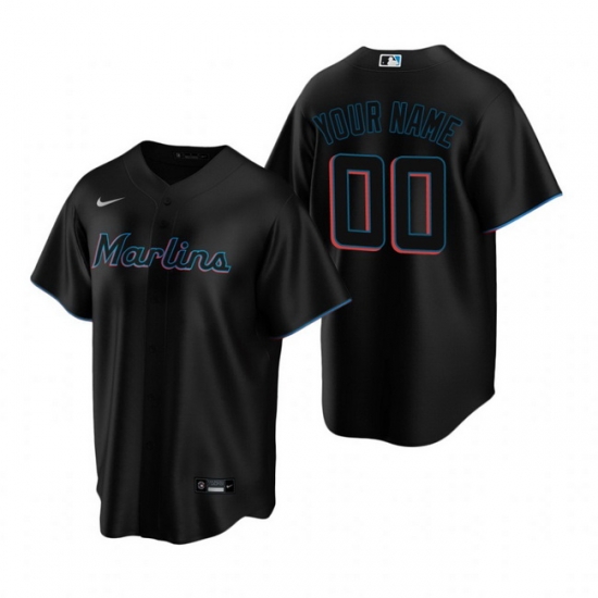 Men Women Youth Toddler All Size Miami Marlins Custom Nike Black Stitched MLB Cool Base Jersey Men Women Youth Toddler All Size Miami Marlins Custom Nike Black Stitched MLB Cool Base Jersey