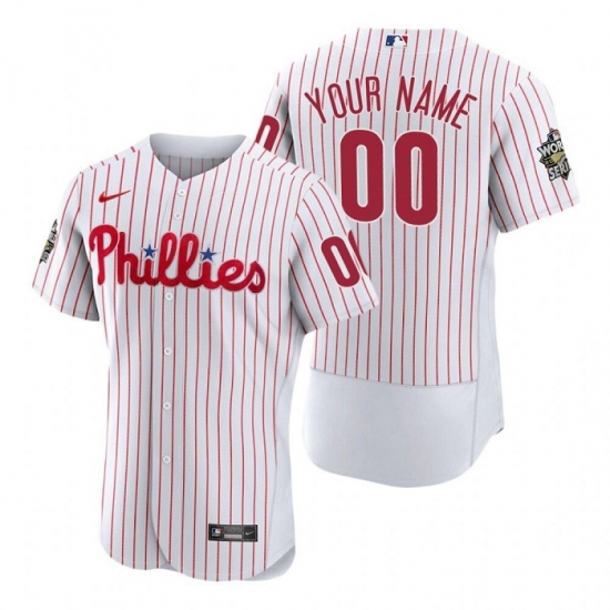 Men Women Youth Philadelphia Phillies Active Player Custom White 2022 World Series Flex Base Stitched Baseball Jersey Men Women Youth Philadelphia Phillies Active Player Custom White 2022 World Series Flex Base Stitched Baseball Jersey