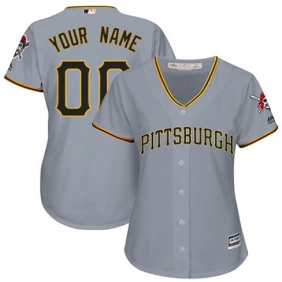 Men Women Youth All Size Pittsburgh Pirates Cool Base Custom Jersey Grey Men Women Youth All Size Pittsburgh Pirates Cool Base Custom Jersey Grey
