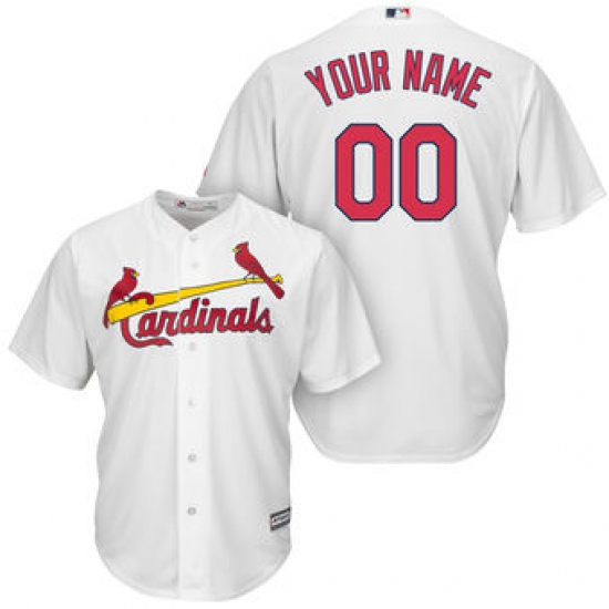 Men Women Youth All Size St.Louis Cardinals Customized Cool Base Jersey White 3 Men Women Youth All Size St.Louis Cardinals Customized Cool Base Jersey White 3