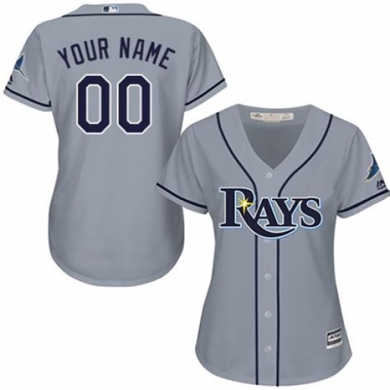 Men Women Youth All Size Tampa Bay Rays Custom Cool Base Jersey Grey Men Women Youth All Size Tampa Bay Rays Custom Cool Base Jersey Grey