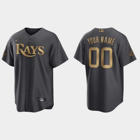 Men Women Youth Custom Tampa Bay Rays 2022 Mlb All Star Game Charcoal Replica Jersey Men Women Youth Custom Tampa Bay Rays 2022 Mlb All Star Game Charcoal Replica Jersey