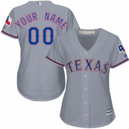 Men Women Youth All Size Texas Rangers Cool Base Custom Jersey Grey Men Women Youth All Size Texas Rangers Cool Base Custom Jersey Grey