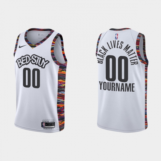 Men Women Youth Toddler Brooklyn Nets White 2019 Custom Nike NBA Stitched Jersey Men Women Youth Toddler Brooklyn Nets White 2019 Custom Nike NBA Stitched Jersey