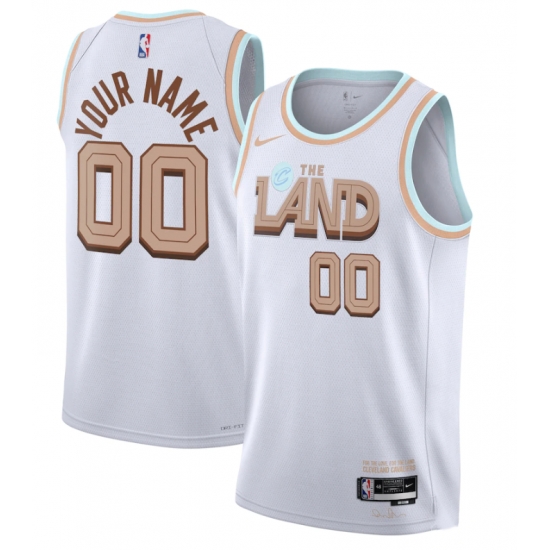 Men Women Youth Cleveland Cavaliers Active Player Custom 2022 2023 White City Edition Stitched Basketball Jersey Men Women Youth Cleveland Cavaliers Active Player Custom 2022 2023 White City Edition Stitched Basketball Jersey