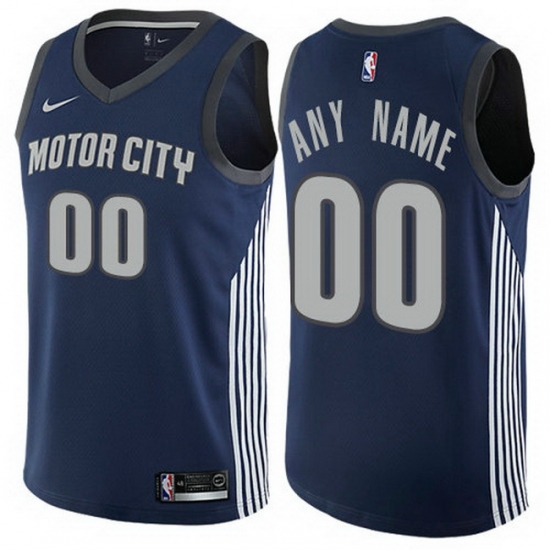 Men Women Youth Toddler All Size Nike Detroit Pistons Customized Authentic Navy Blue NBA City Edition Jersey Men Women Youth Toddler All Size Nike Detroit Pistons Customized Authentic Navy Blue NBA City Edition Jersey