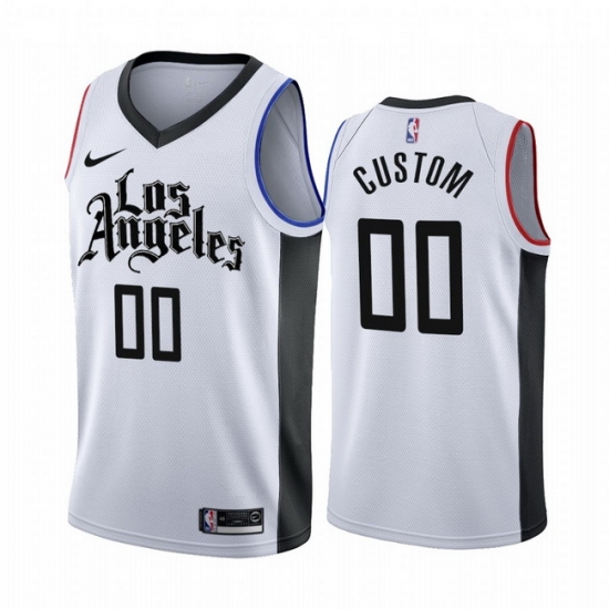 Men Women Youth Toddler All Size Los Angeles Clippers Custom 2019 20 White Los Angeles City Edition NBA Jersey Men Women Youth Toddler All Size Los Angeles Clippers Custom 2019 20 White Los Angeles City Edition NBA Jersey
