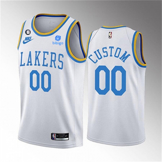 Men Women Youth Los Angeles Lakers Active Player Cutom 2022 23 White No 6 Patch Classic Edition Stitched Basketball Jersey Men Women Youth Los Angeles Lakers Active Player Cutom 2022 23 White No 6 Patch Classic Edition Stitched Basketball Jersey