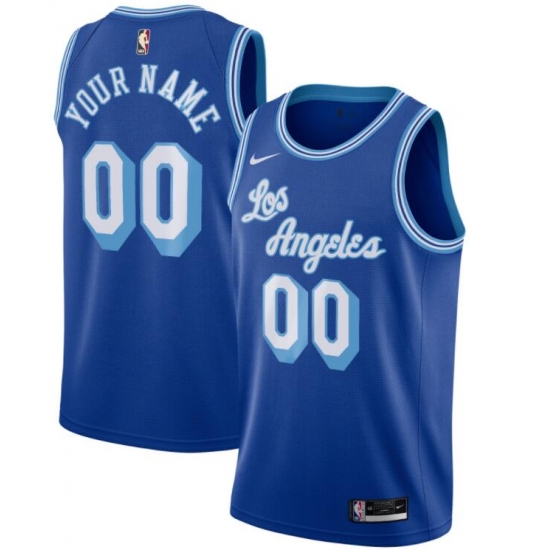 Men Women Youth Toddler Los Angeles Lakers Blue Custom Nike NBA Stitched Jersey Men Women Youth Toddler Los Angeles Lakers Blue Custom Nike NBA Stitched Jersey