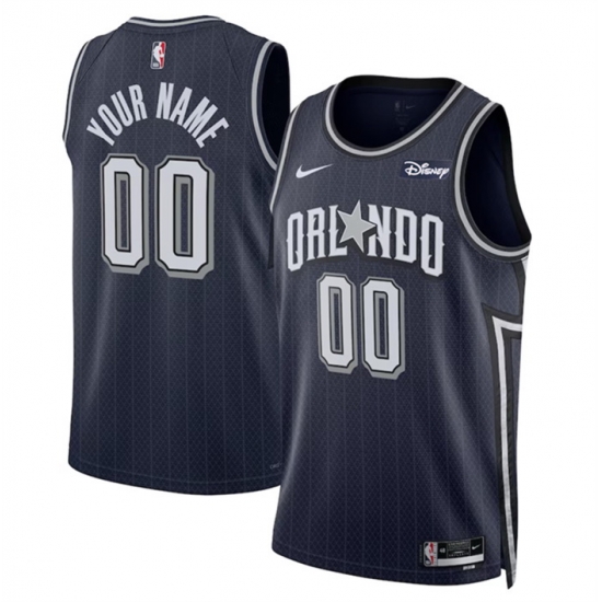 Men Women youth Orlando Magic Active Player Custom Navy 2023 24 City Edition Stitched Basketball Jersey Men Women youth Orlando Magic Active Player Custom Navy 2023 24 City Edition Stitched Basketball Jersey