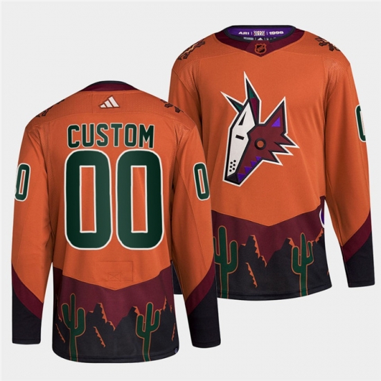 Men Women Youth Arizona Coyotes Custom Orange 2022 23 Reverse Retro Stitched Jersey Men Women Youth Arizona Coyotes Custom Orange 2022 23 Reverse Retro Stitched Jersey