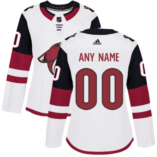 Men Women Youth Toddler White Jersey - Customized Adidas Arizona Coyotes Away Men Women Youth Toddler White Jersey - Customized Adidas Arizona Coyotes Away