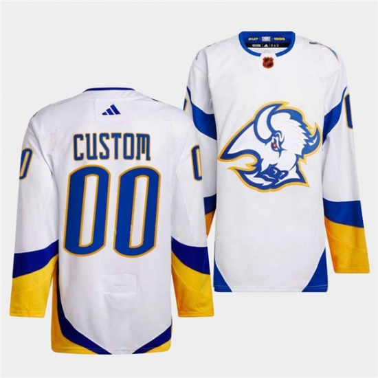 Men Women Youth Buffalo Sabres Custom White 2022 23 Reverse Retro Stitched Jersey Men Women Youth Buffalo Sabres Custom White 2022 23 Reverse Retro Stitched Jersey
