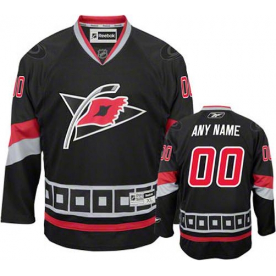Men Women Youth Toddler Black Jersey - Customized Reebok Carolina Hurricanes Third II Men Women Youth Toddler Black Jersey - Customized Reebok Carolina Hurricanes Third II
